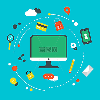 移動互聯網與物聯網技術 科技卡通背景素材的應用與免費資源